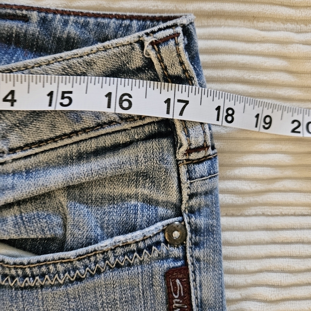 Silver Jeans Classic Blue StraightLeg Denim Size 31 - Picture 7 of 11